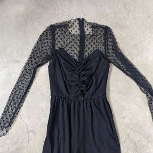 Illusion Top Vintage Jumpsuit